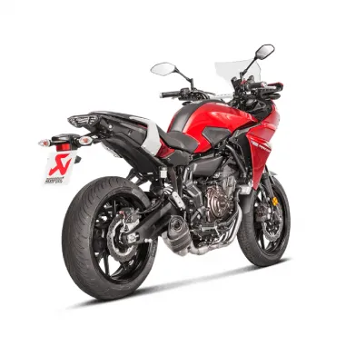 Akrapovic Yamaha Tracer 700 16 - 2022 Impianto Di Scarico Completo Racing Line Terminale Carbonio Moto