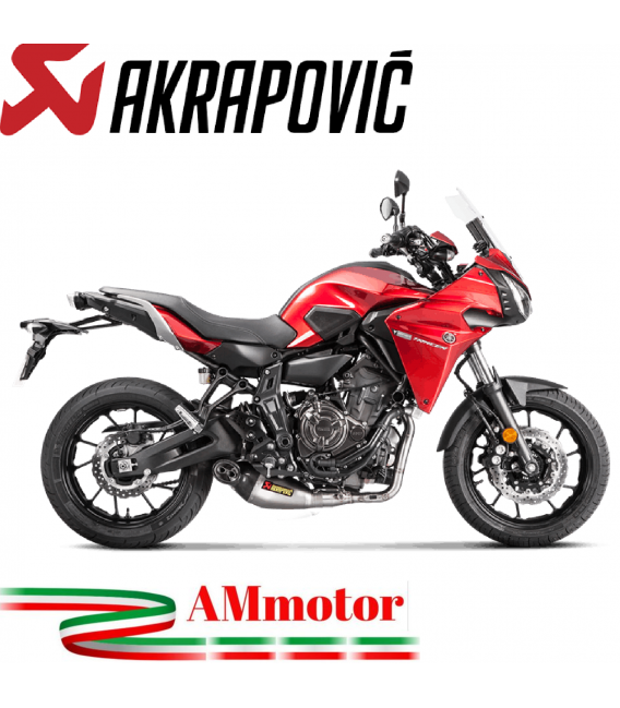 Akrapovic Yamaha Tracer 700 16 - 2019 Impianto Di Scarico Completo Racing Line Terminale Titanio Moto