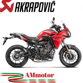 Akrapovic Yamaha Tracer 700 16 - 2019 Impianto Di Scarico Completo Racing Line Terminale Titanio Moto