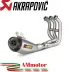 Akrapovic Yamaha Tracer 900 / Fj 09 15 2020 Impianto Di Scarico Completo Racing Line Terminale Titanio Moto
