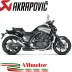 Akrapovic Yamaha Vmax Terminali Di Scarico Slip-On Line Titanio Moto Omologato