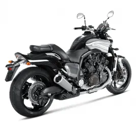 Akrapovic Yamaha Vmax Terminali Di Scarico Slip-On Line Titanio Moto Omologato 2