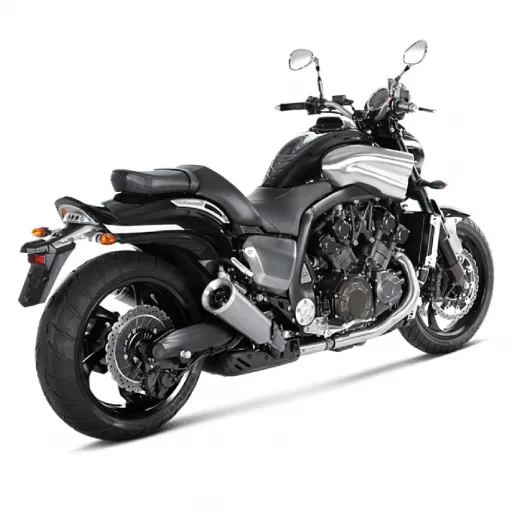 Akrapovic Yamaha Vmax Terminali Di Scarico Slip-On Line Titanio Moto Omologato