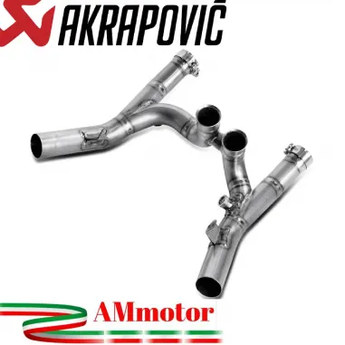 Akrapovic Yamaha Vmax Tubo Elimina Kat Titanio Catalizzatore Moto Collettore Scarico
