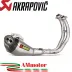Akrapovic Yamaha Xsr 700 16 - 2020 Impianto Di Scarico Completo Racing Line Terminale Titanio Moto