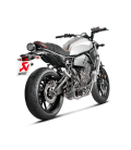 Akrapovic Yamaha Xsr 700 Impianto Di Scarico Completo Racing Line Terminale Carbonio Moto