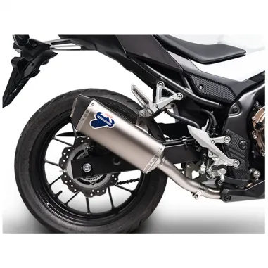 Terminale Di Scarico Termignoni Honda Cb 500 Marmitta Force Acciaio Titanio Moto Omologato