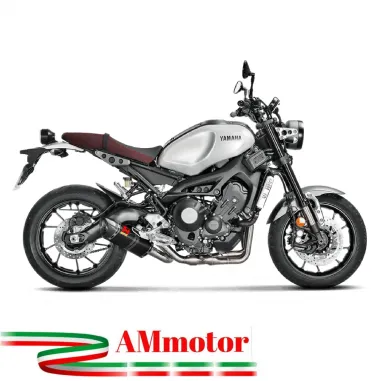 Akrapovic Yamaha Xsr 900 16 - 2021 Impianto Di Scarico Completo Racing Line Terminale Carbonio Moto