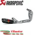 Akrapovic Yamaha Xsr 900 16 - 2021 Impianto Di Scarico Completo Racing Line Terminale Carbonio Moto