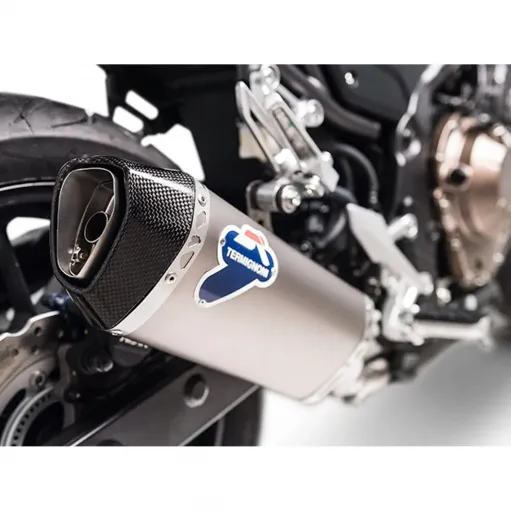 Terminale Di Scarico Termignoni Honda Cb 500 Marmitta Force Acciaio Titanio Moto Omologato