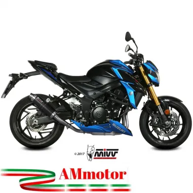 Mivv Suzuki Gsx-S 750 Terminale Di Scarico Marmitta Gp Carbonio Moto Omologato