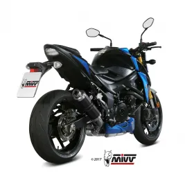Mivv Suzuki Gsx-S 750 Terminale Di Scarico Marmitta Gp Carbonio Moto Omologato 2