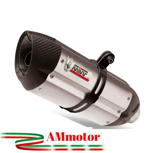 Mivv Suzuki Gsx-S 750 Terminale Di Scarico Marmitta Suono Inox Moto Omologato