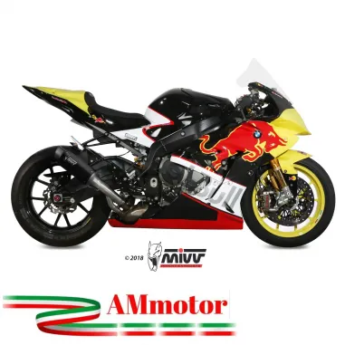 Mivv Bmw S 1000 RR 17 - 2018 Terminale Di Scarico Marmitta Gp Pro Black Moto Omologato