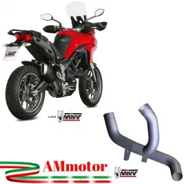Ducati Multistrada 950 / S Mivv Tubo Elimina Kat Catalizzatore Moto Collettore Di Scarico