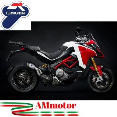 Terminale Di Scarico Termignoni D193 Ducati Multistrada 1260 Silenziatore Pikes Peak Edition Titanio Moto Omologato