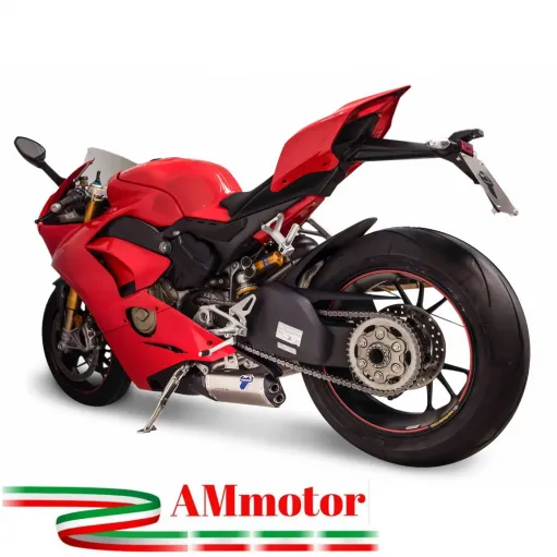 Terminali Di Scarico Termignoni Ducati Panigale V4 Silenziatori In Titanio Racing