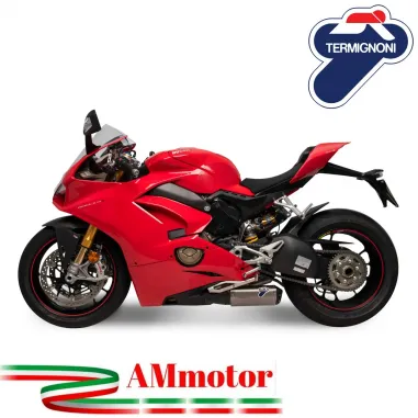 Terminali Di Scarico Termignoni Ducati Panigale V4 Silenziatori In Titanio Racing