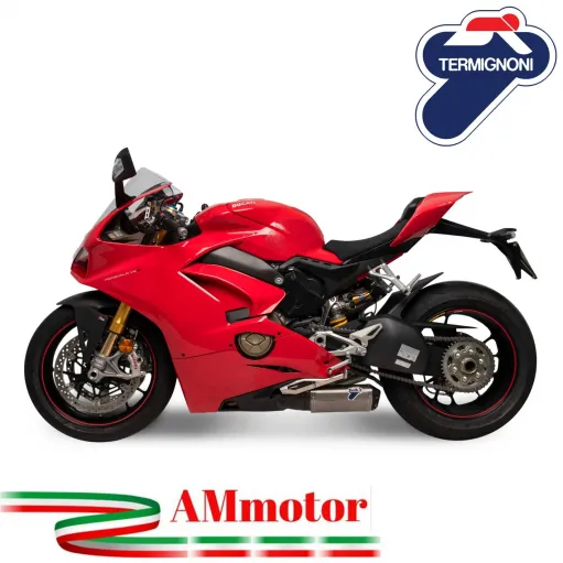 Terminali Di Scarico Termignoni Ducati Panigale V4 Silenziatori In Titanio Racing