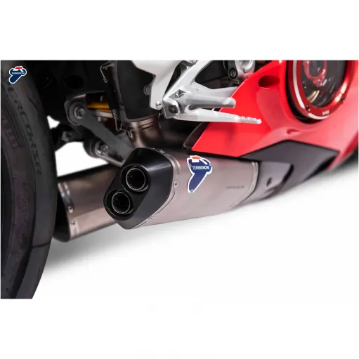 Terminali Di Scarico Termignoni Ducati Panigale V4 Silenziatori In Titanio Racing