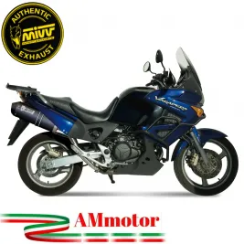 Mivv Honda Xl 1000 Varadero Terminale Di Scarico Marmitta Ovale Carbonio Cap Moto