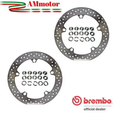 Dischi Freno Bmw R 1200 Gs Brembo Serie Oro Anteriori Flottanti Coppia Moto