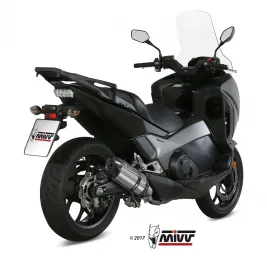 Mivv Honda Integra 750 16 - 2020 Terminale Di Scarico Marmitta Suono Inox Moto Omologato Scooter 2