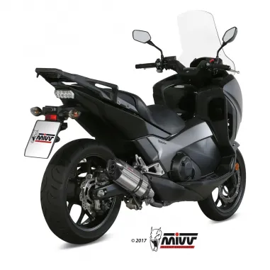Mivv Honda Integra 750 16 - 2020 Terminale Di Scarico Marmitta Suono Inox Moto Omologato Scooter