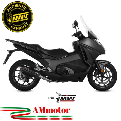 Mivv Honda Integra 750 16 - 2020 Terminale Di Scarico Marmitta Suono Black Moto Omologato Scooter