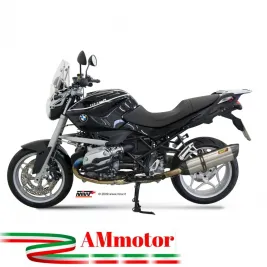 Mivv Bmw R 1200 R 08 - 2010 Terminale Di Scarico Marmitta Suono Inox Moto Omologato