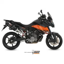 Mivv Ktm 990 Supermoto Smt Oval Carbon Cap Scarichi Moto 2