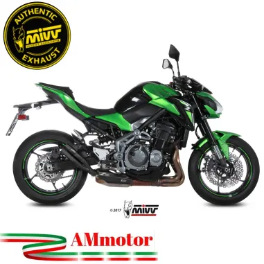 Mivv Kawasaki Z 900 Terminale Di Scarico Marmitta Double Gun Black Moto Omologato
