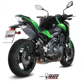 Mivv Kawasaki Z 900 Terminale Di Scarico Marmitta Double Gun Black Moto Omologato 2