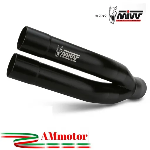 Mivv Kawasaki Z 900 Terminale Di Scarico Marmitta Double Gun Black Moto Omologato