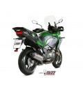 Mivv Kawasaki Versys 1000 Terminale Di Scarico Moto Marmitta Ovale Titanio Carbon Cap Omologato