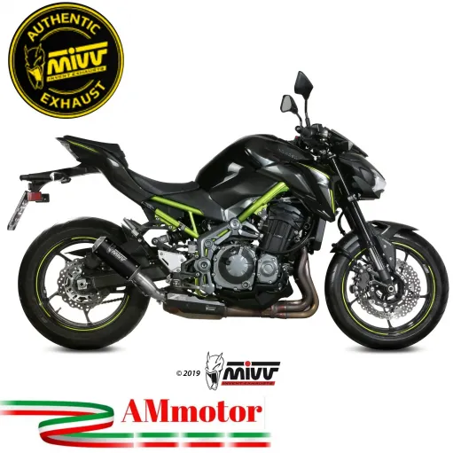 Mivv Kawasaki Z 900 Terminale Di Scarico Moto Marmitta Mk3 Black Omologato