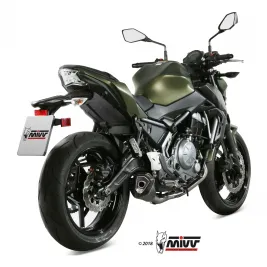 Scarico Completo Mivv Kawasaki Z 650 17 - 2023 Terminale Delta Race Black Moto 2