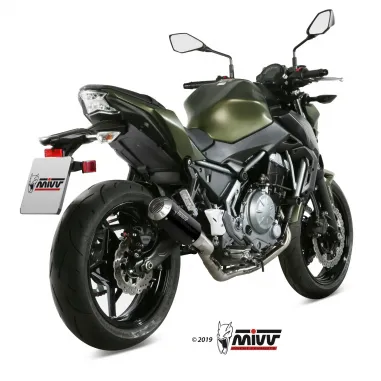 Scarico Completo Mivv Kawasaki Z 650 17 - 2023 Terminale Mk3 Carbonio Moto