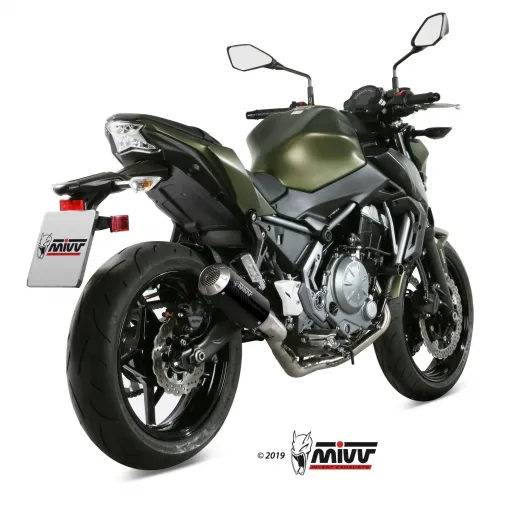 Scarico Completo Mivv Kawasaki Z 650 17 - 2023 Terminale Mk3 Carbonio Moto