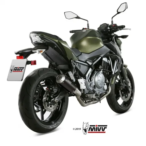 Scarico Completo Mivv Kawasaki Z 650 17 - 2023 Terminale Mk3 Black Moto