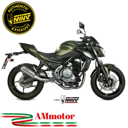Scarico Completo Mivv Kawasaki Z 650 17 - 2023 Terminale Mk3 Inox Moto