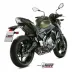 Scarico Completo Mivv Kawasaki Z 650 17 - 2023 Terminale Ovale Titanio Carbon Cap Moto
