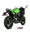 Scarico Completo Mivv Kawasaki Ninja 650 Terminale Delta Race Black Moto