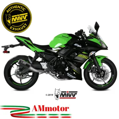 Scarico Completo Mivv Kawasaki Ninja 650 17 - 2023 Terminale Mk3 Carbonio Moto