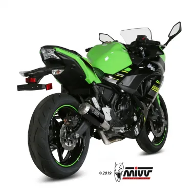 Scarico Completo Mivv Kawasaki Ninja 650 17 - 2023 Terminale Mk3 Carbonio Moto