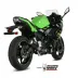 Scarico Completo Mivv Kawasaki Ninja 650 17 - 2023 Terminale Mk3 Black Moto