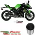 Scarico Completo Mivv Kawasaki Ninja 650 17 - 2023 Terminale Ovale Carbon Cap Moto