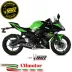 Scarico Completo Mivv Kawasaki Ninja 650 17 - 2023 Terminale Ovale Carbon Cap Moto