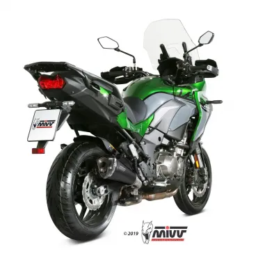 Mivv Kawasaki Versys 1000 Terminale Di Scarico Moto Marmitta Delta Race Black Omologato