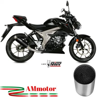 Scarico Completo Mivv Suzuki Gsx-S 125 Moto Terminale Gp Pro Black